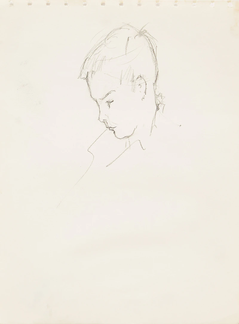 Manly Edward MacDonald, Portrait of Duncan, the Artist’s Son, charcoal drawing - view 4