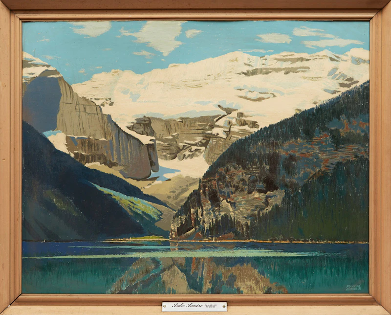 George Franklin Arbuckle, Lake Louise, Canadian Rockies, silkscreen - view 1