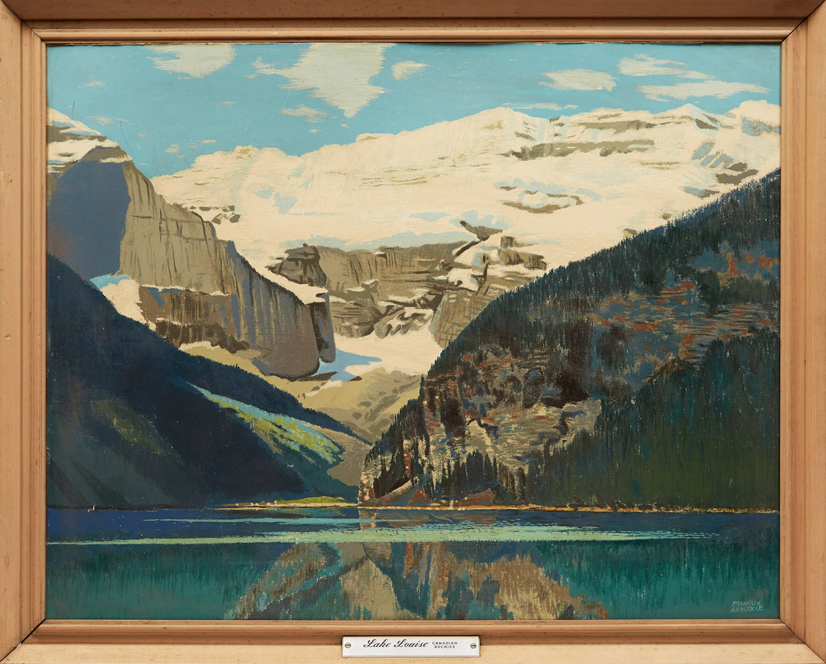 George Franklin Arbuckle, Lake Louise, Canadian Rockies, silkscreen