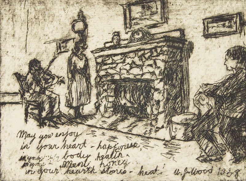 William John Wood, May You Enjoy..., etching, 1938 - view 2