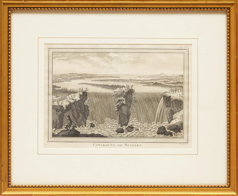 European School, Cataracte de Niagara, engraving - view 1
