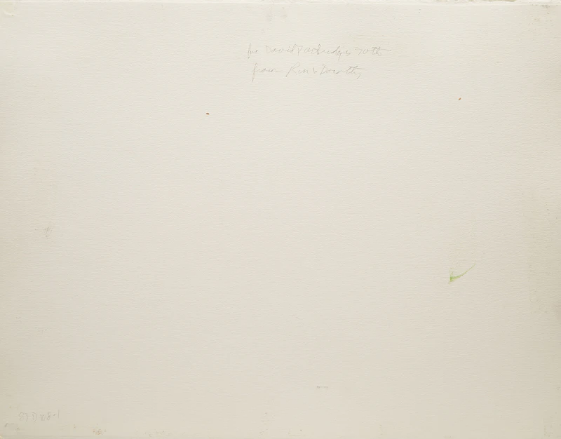 Ronald Langley Bloore, Untitled , sumi ink on paper, 1983 - view 2