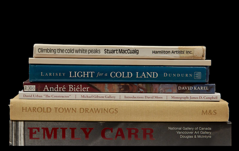 Light for a Cold Land; Emily Carr; André Bieler at the Crossroads of Canadian Painting; Climbing the Cold White Peaks; Jori Smith: A Celebration; Harold Town Drawings; David Urban: “The Constructor” by Books and Reference