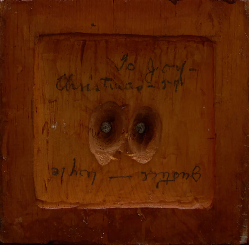 Florence Wyle, Justice, plaster bust on a wooden base, circa 1957 - view 5