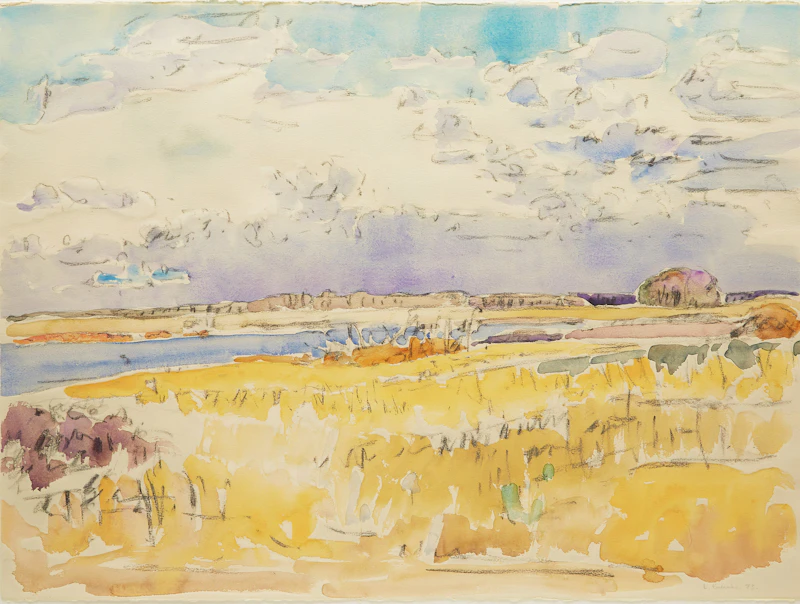 Dorothy Elsie Knowles, Fourth Stop on the Way to Regina, watercolour, 1983 - view 2