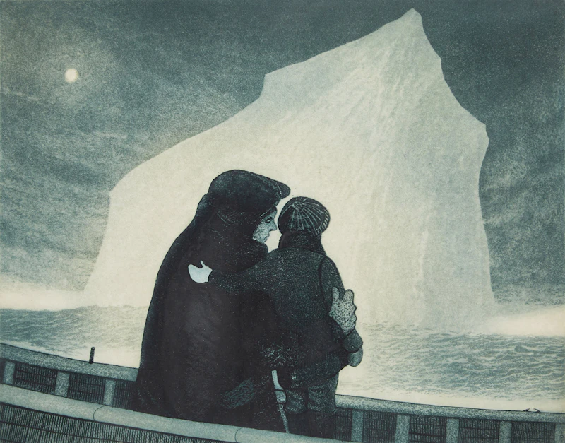 David Lloyd Blackwood, Passing, colour etching and aquatint, 1978 - view 2