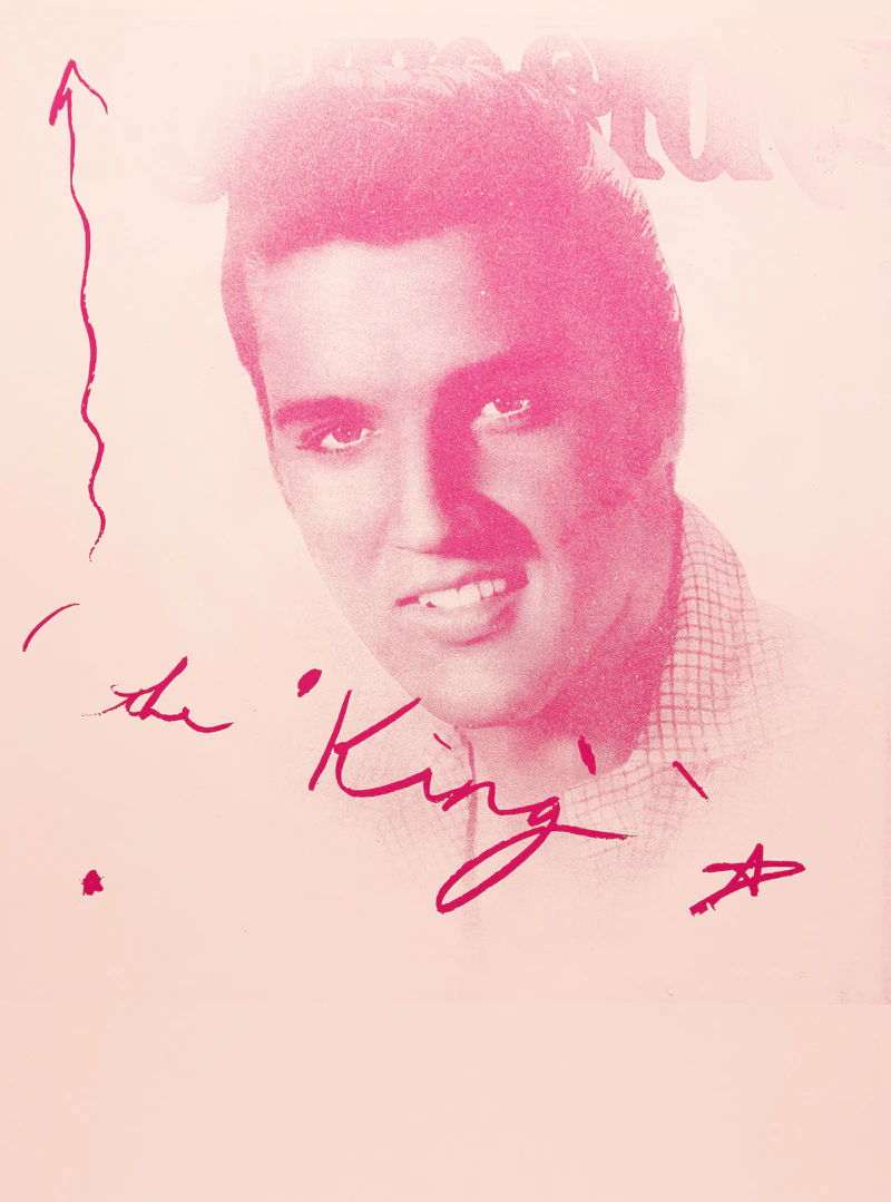 Carl Beam, Elvis, colour screenprint - view 2