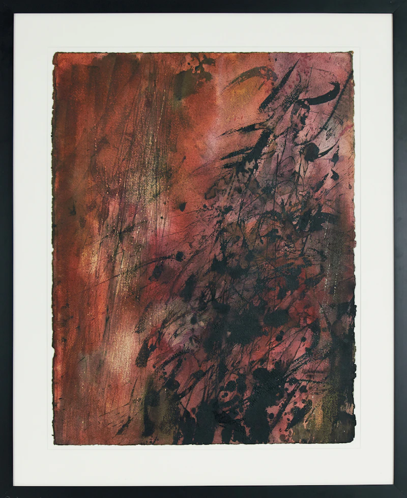 Donald Jarvis, Forest Sketch Storm (1979), ink on paper - view 2