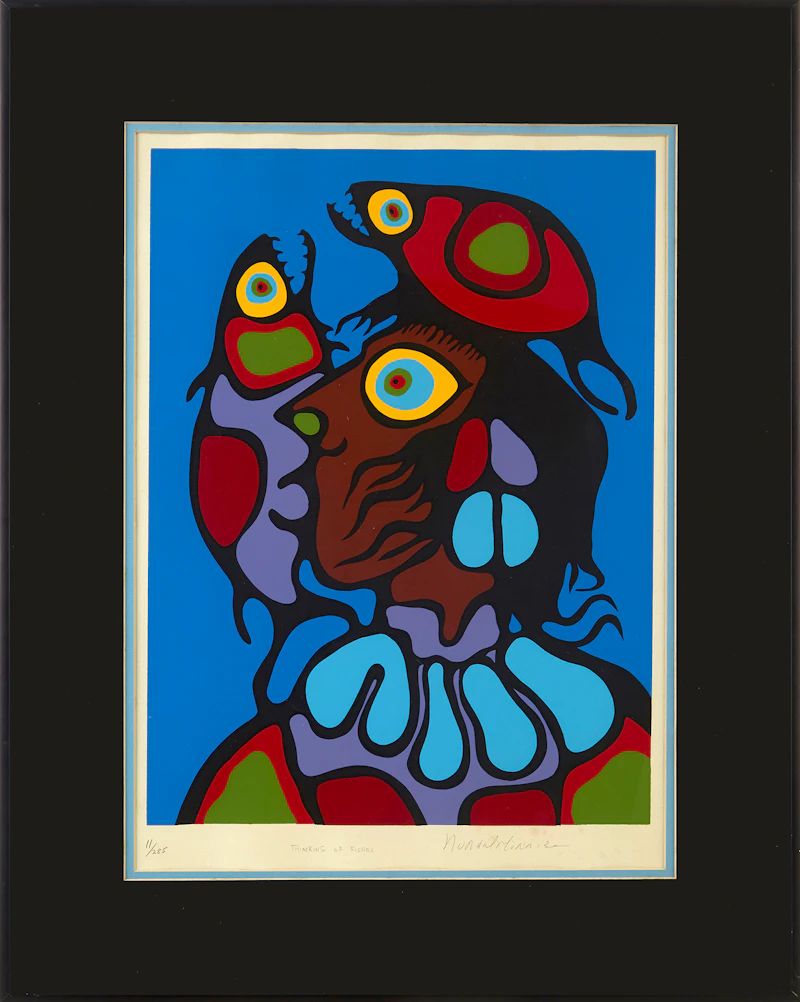Norval Morrisseau, Thinking of Fishes