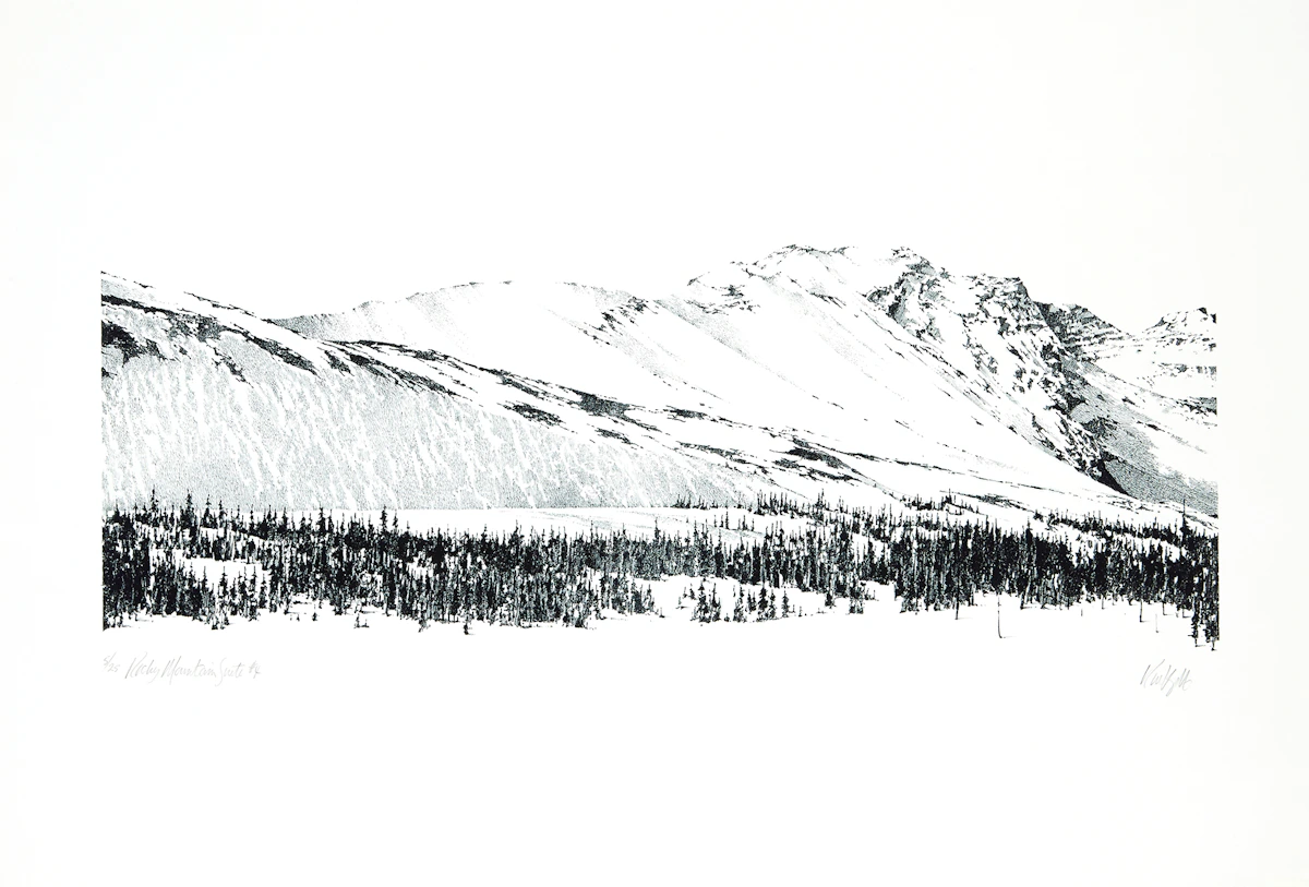 Ronald William Bolt, Rocky Mountain Suite #4, lithograph