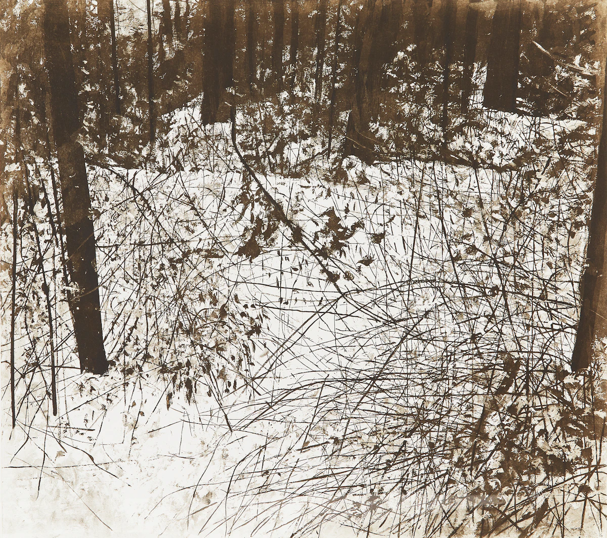 Gordon Appelbe Smith, North Shore, Winter, etching