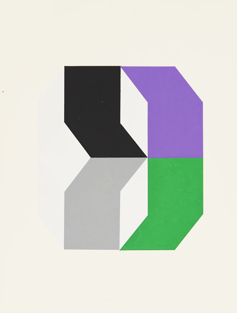 Gordon Appelbe Smith, Three Untitled Abstractions, three colour silkscreens - view 5