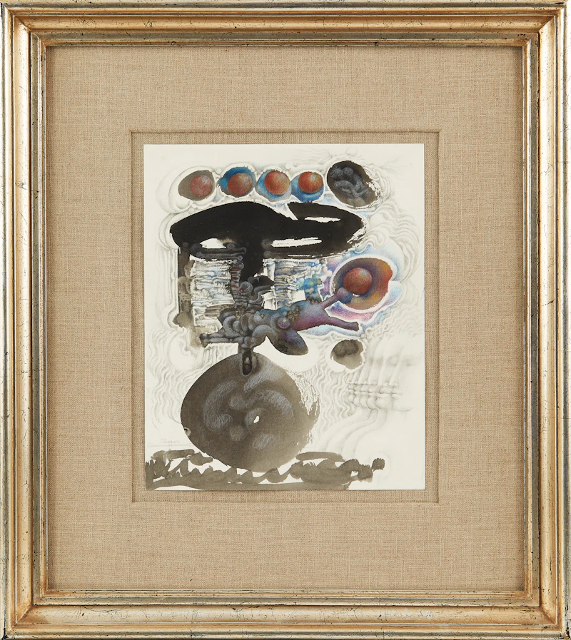 Gary Slipper, Boque, ink and pencil on paper, 1988 - view 2