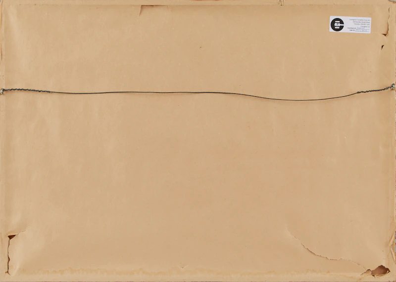 H.O. Buchner, Untitled Abstraction, ink drawing, 1963 - view 3