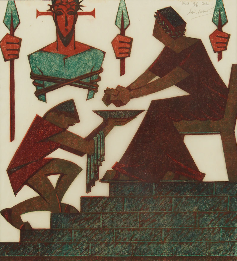Pilate: Station I by Sybil Andrews