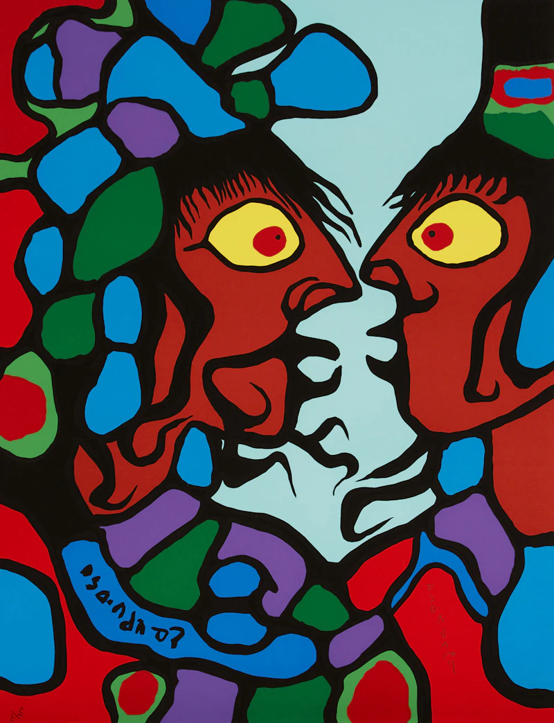 Norval Morrisseau, The Art of Norval Morrisseau: Collection of 5 Prints in Original Portfolio, five colour serigraphs - view 5