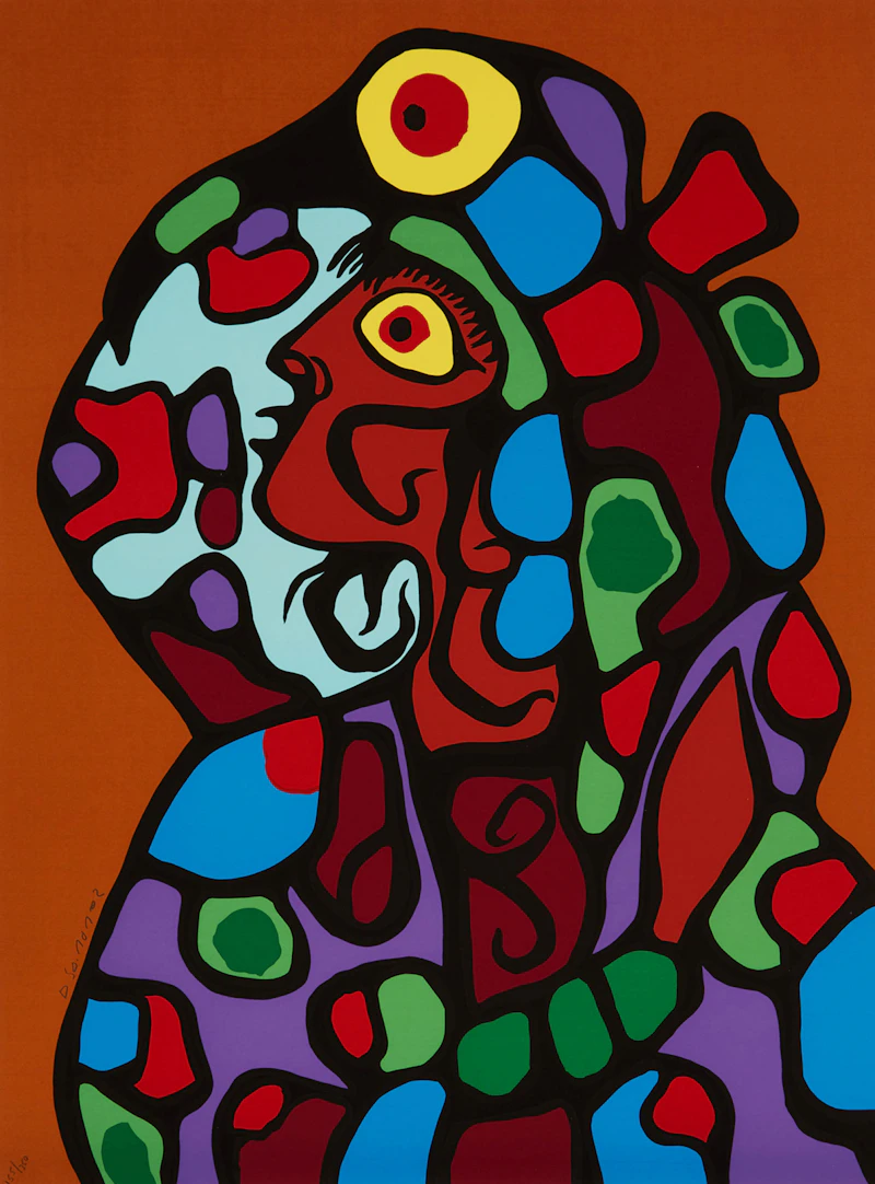 Norval Morrisseau, The Art of Norval Morrisseau: Collection of 5 Prints in Original Portfolio, five colour serigraphs - view 8