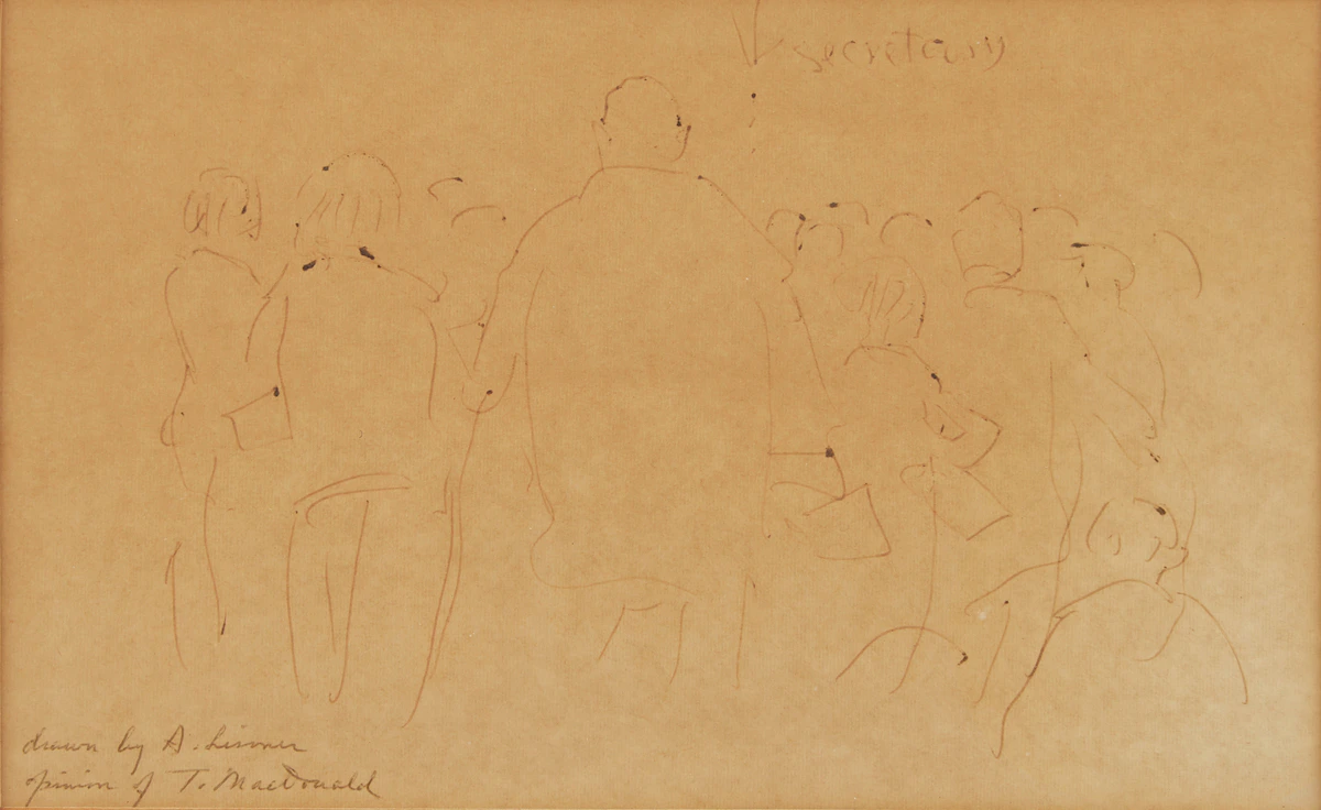 Arthur Lismer, Registration, drawing