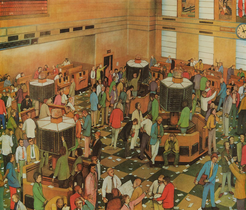 William Kurelek, Light Trading Day, Toronto Stock Exchange