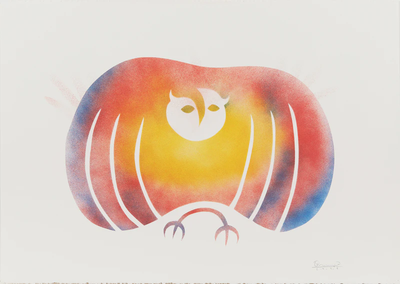 Simon Brascoupe, Owl in Flight