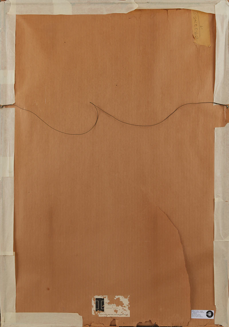 Nobuo Kubota, Untitled Abstraction, mixed media on paper - view 3