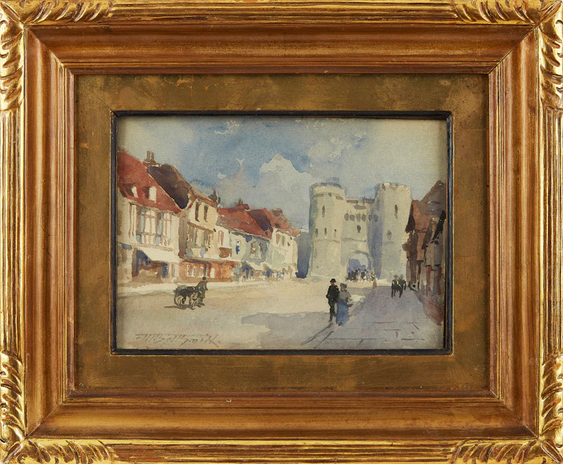 Frederic Marlett Bell-Smith, Canterbury , watercolour on card - view 2