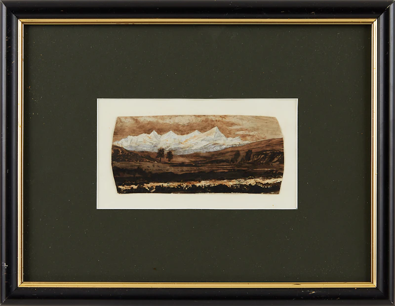 John George Edward Henry Sutherland Douglas Campbell, Marquess of Lorne, The Canadian Rockies, watercolour heightened with white - view 2
