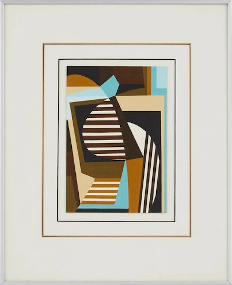 Jean-Paul Jérôme, Guinée #37, acrylic on card, 1984 - view 2