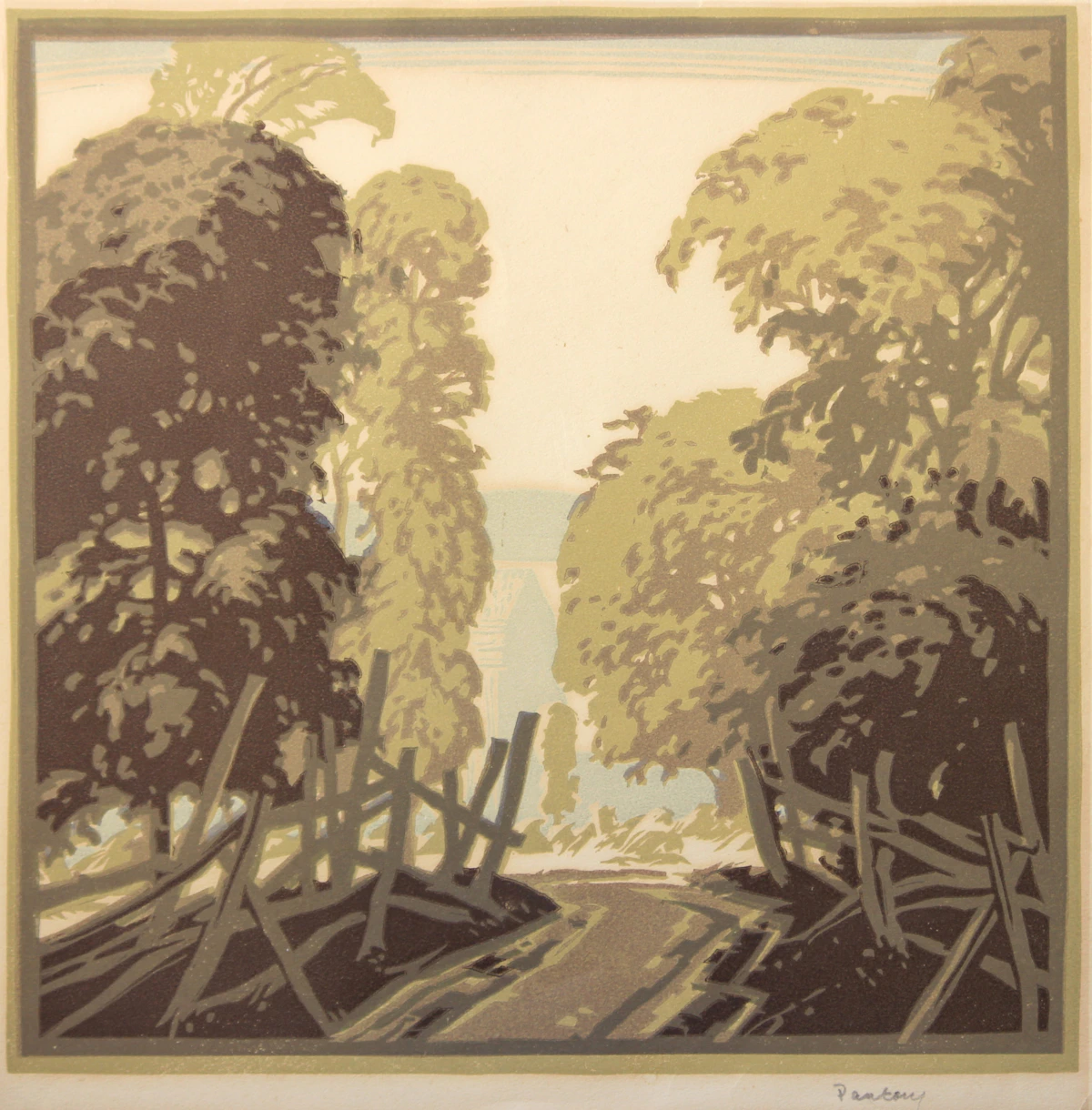 Lawrence Arthur Colley Panton, Northern Ontario Fall, colour silkscreen