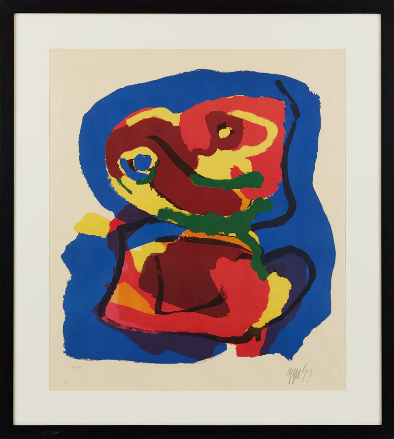 Karel Appel, Sem Titulo, colour serigraph, 1977 - view 2