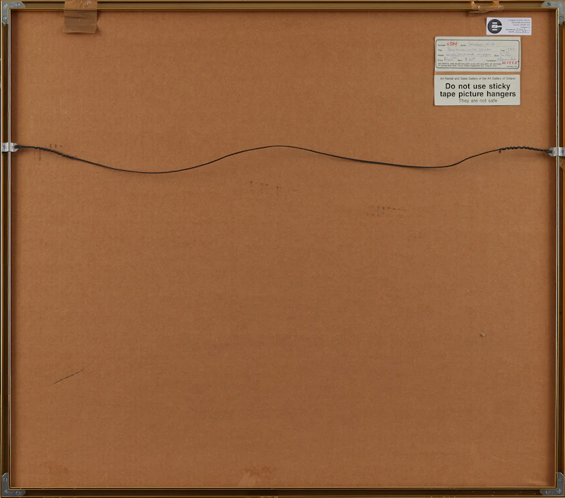 Kathleen Margaret Graham, Beginning with Yellow, acrylic on paper, 1984 - view 3