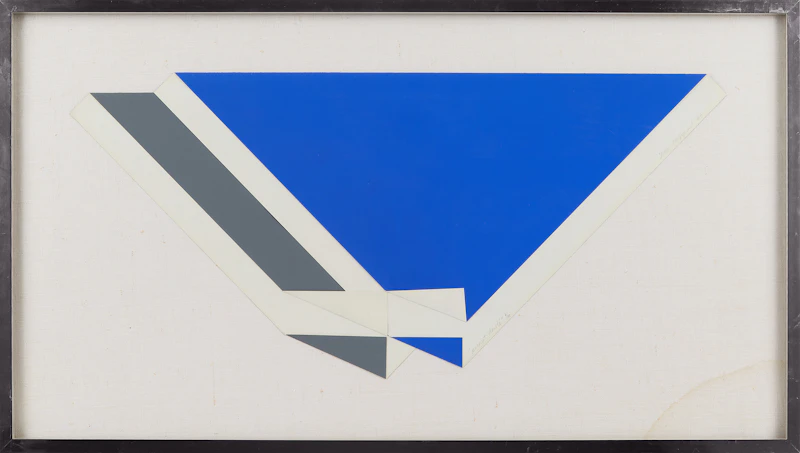 Serge Tousignant, Circuite Double, folded paper serigraph, 1967 - view 2