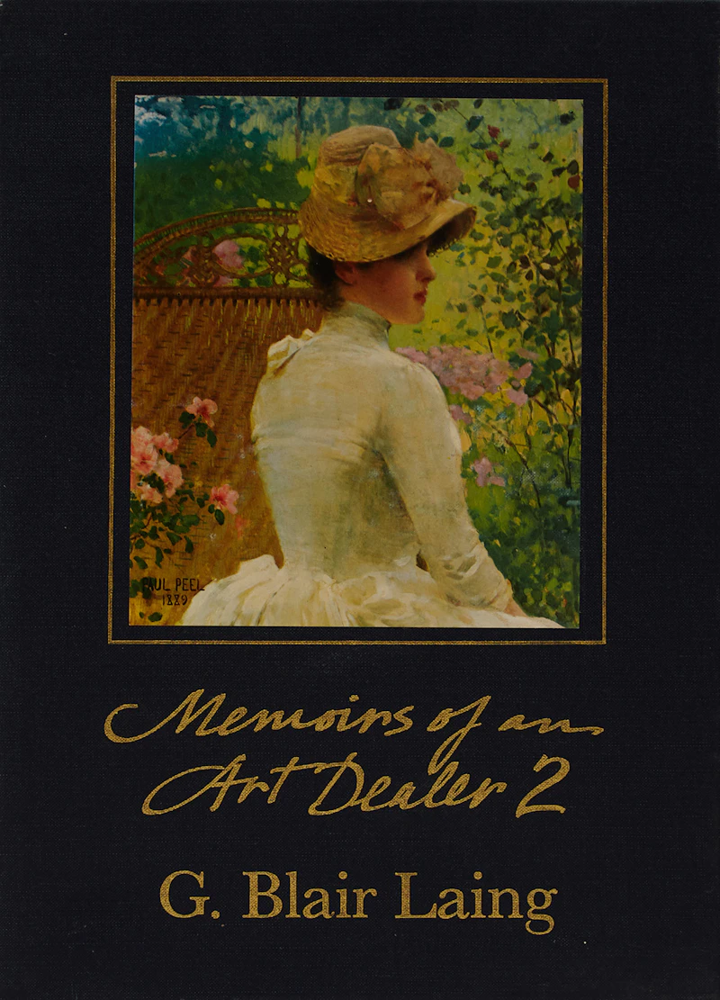 G. Blair Laing, Memoirs of an Art Dealer; Memoirs of an Art Dealer 2, two books - view 2