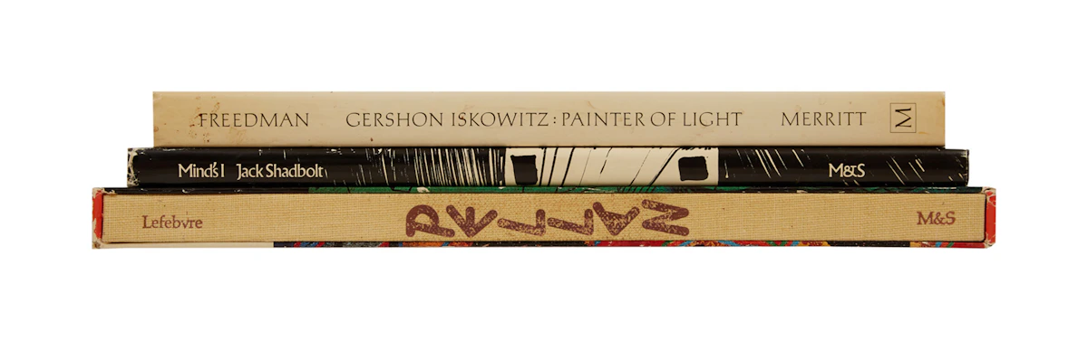 Books and Reference, Mind’s I; Gershon Iskowitz: Painter of Light; Pellan, three books