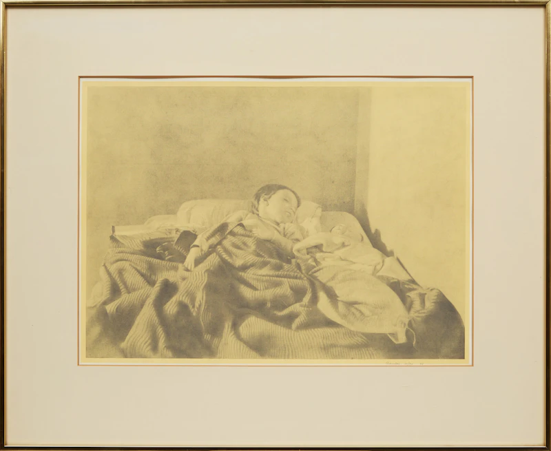 Jack Chambers, Diego Sleeping, lithograph, 1972 - view 2