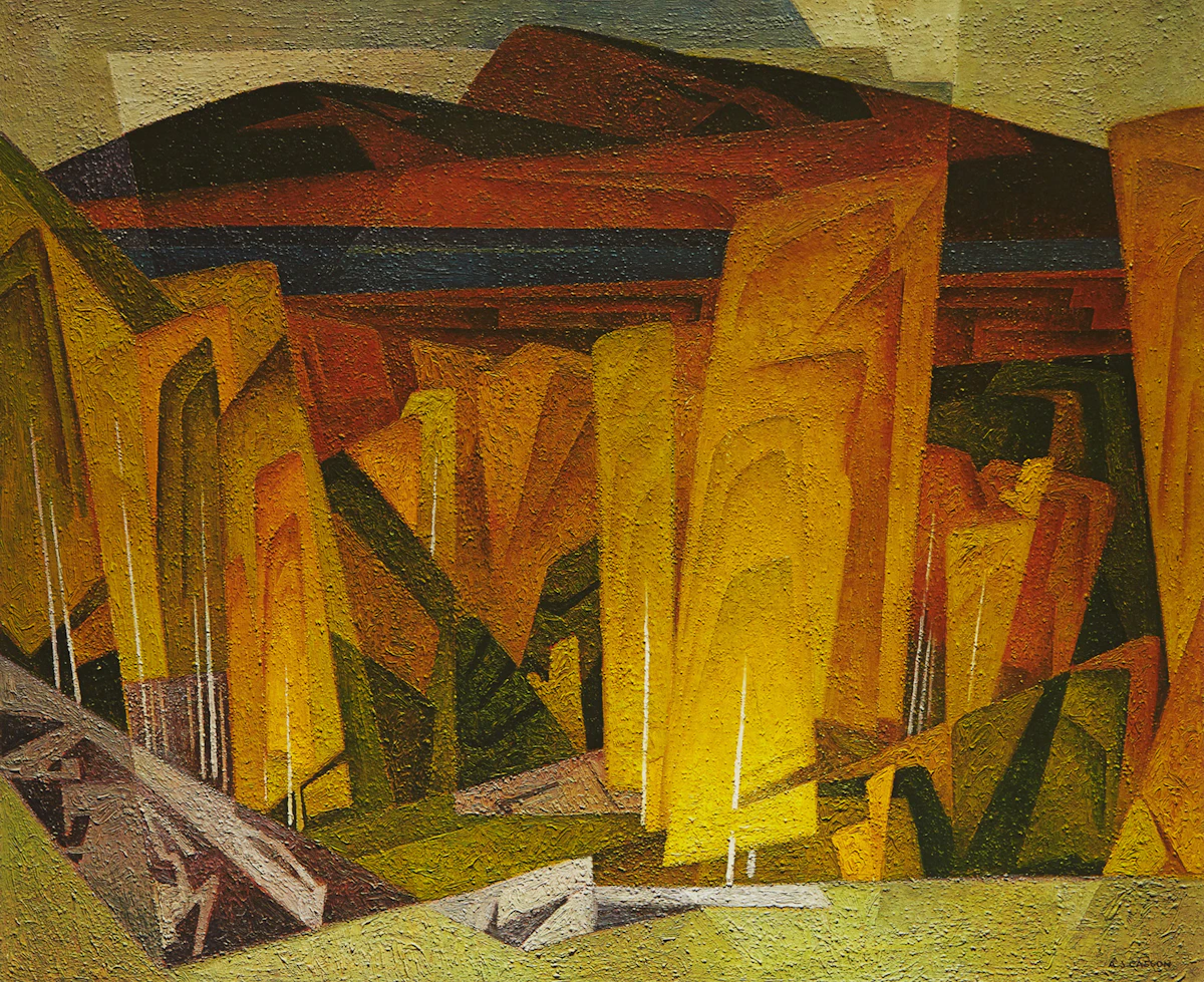 Alfred Joseph Casson, Poplar Grove; Village in Winter; Sunlit Hill, three colour serigraphs