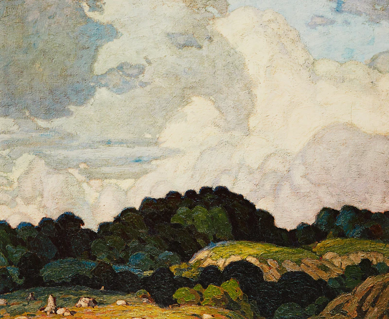 Alfred Joseph Casson, Poplar Grove; Village in Winter; Sunlit Hill, three colour serigraphs - view 5