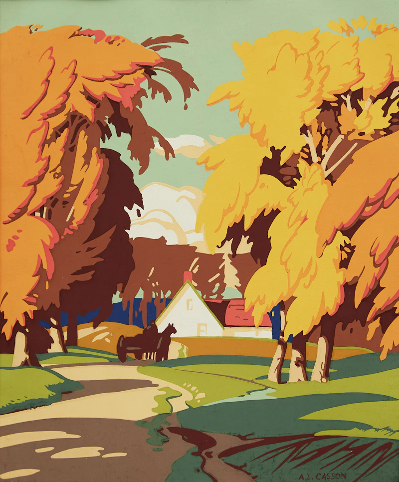 Alfred Joseph Casson, Autumn Landscape