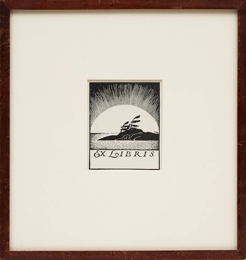 Thoreau MacDonald, Ex Libris, wood engraving - view 2
