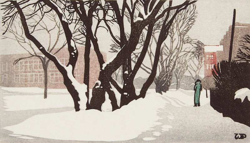 Our Street in Winnipeg by Walter Joseph Phillips