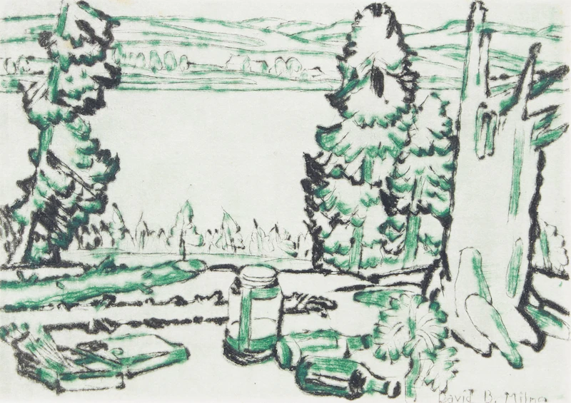 Painting Place (Hilltop) by David Brown Milne