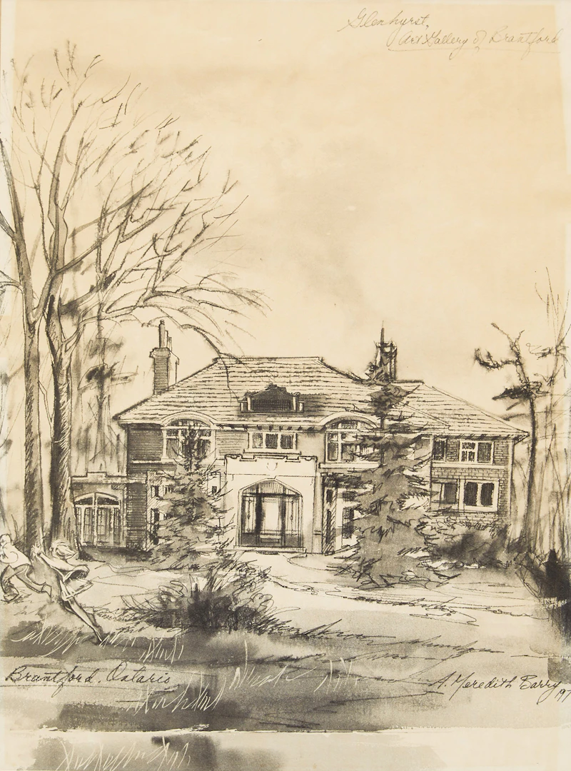 Anne Meredith Barry, Faculty of Music, University of Toronto, Bloor Street, Toronto; The Old Elgin Hotel, Dundas, Ontario; Brantford, Ontario, three photolithographs - view 7