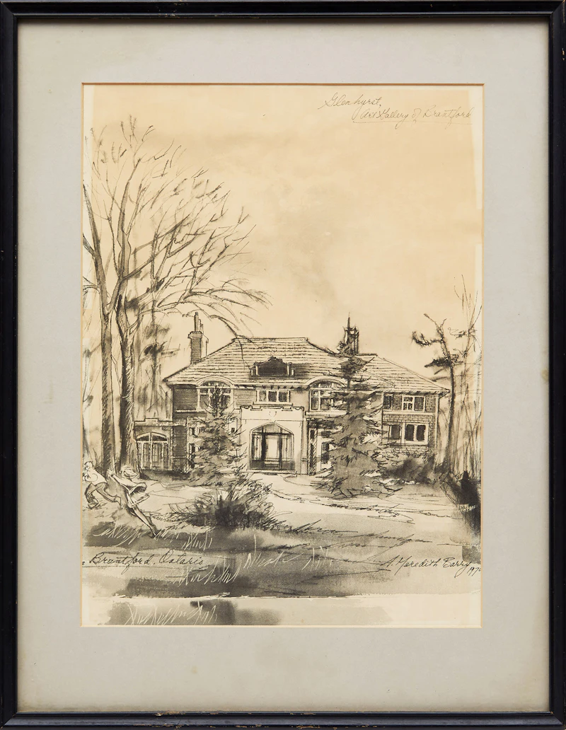 Anne Meredith Barry, Faculty of Music, University of Toronto, Bloor Street, Toronto; The Old Elgin Hotel, Dundas, Ontario; Brantford, Ontario, three photolithographs - view 9