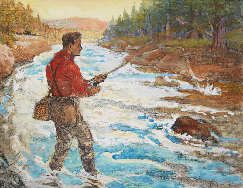 Arthur Henry Hider, Fishing