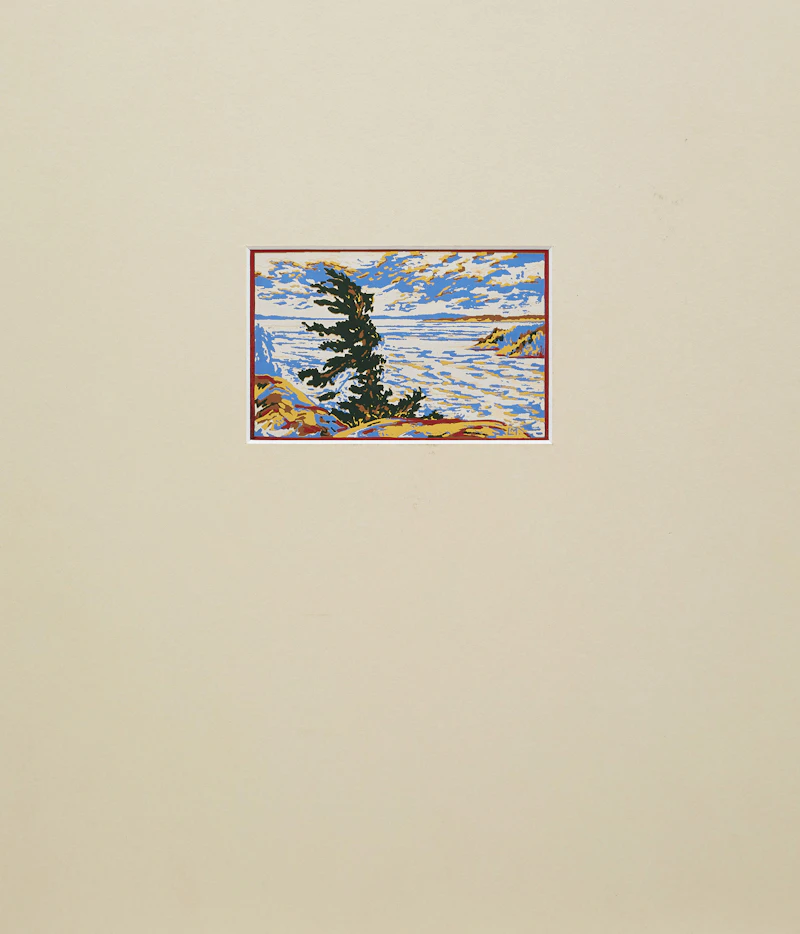 Canadian School, Georgian Bay (after Varley), colour silkscreen - view 2