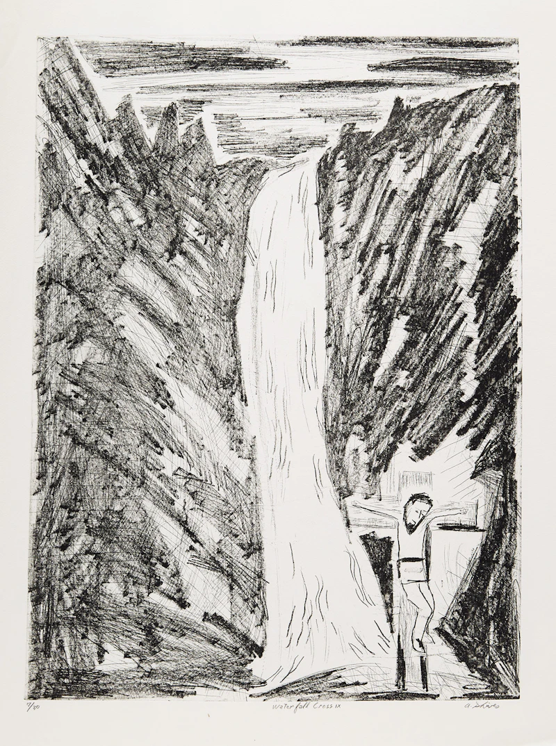 Arnold Shives, Bloom Finito XL; Vase, Vista V; Waterfall Cross IX