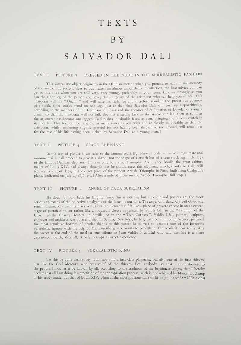 Salvador Dalí, Memories of Surrealism, portfolio of 12 lithographs, 1971 - view 14