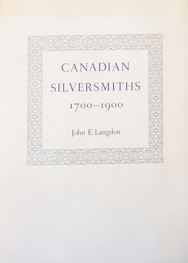 Canadian Silversmiths 1700-1900 (John E. Langdon) by Books and Reference