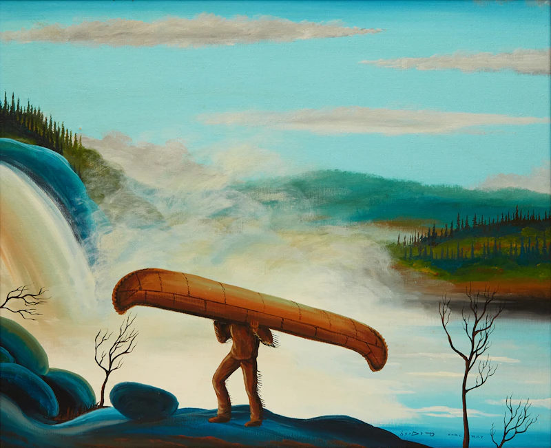 Portage Scene by Carl Ray