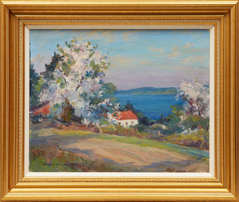 Manly Edward MacDonald, Blossoms, Hay Bay, oil on canvas board - view 2